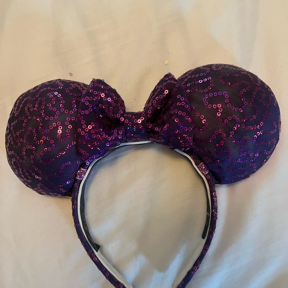 Purple Minnie Mouse Ears